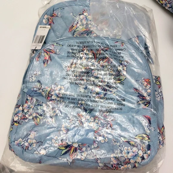 vera bradley cherry blossom backpack s-l400.jpg main image 3
